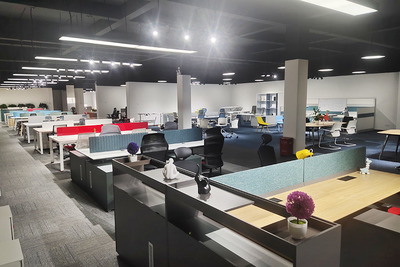 上海圣獅辦公家具展廳實(shí)圖_上海辦公家具定制_奉賢辦公家具廠家